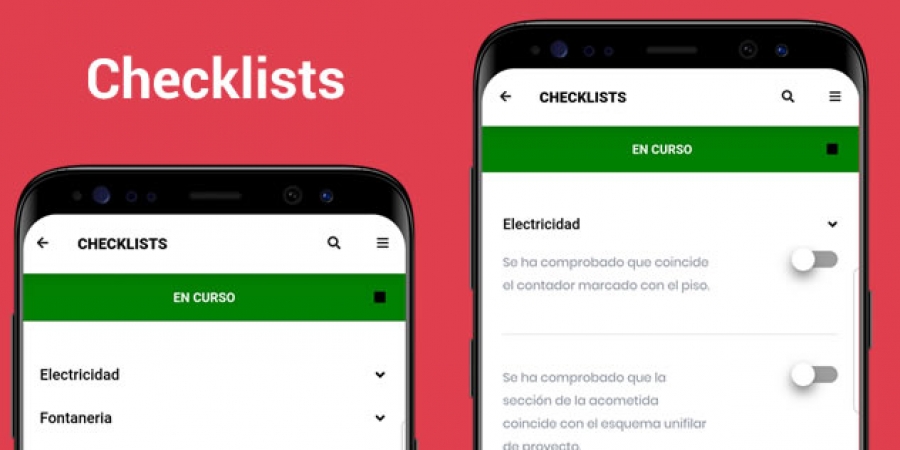Chekclist o listas de control para empresas mediante app móvil