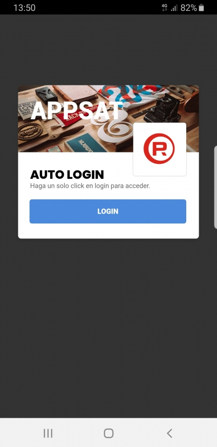 Auto Login App Móvil