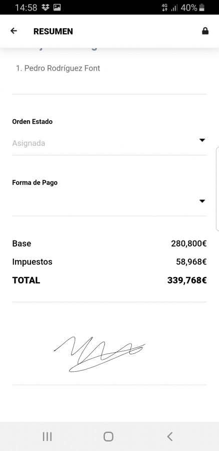 Firma Digital Orden de Trabajo 2