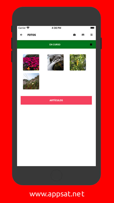 App Fotos - Partes de Trabajo Software Sat Servicio Técnico