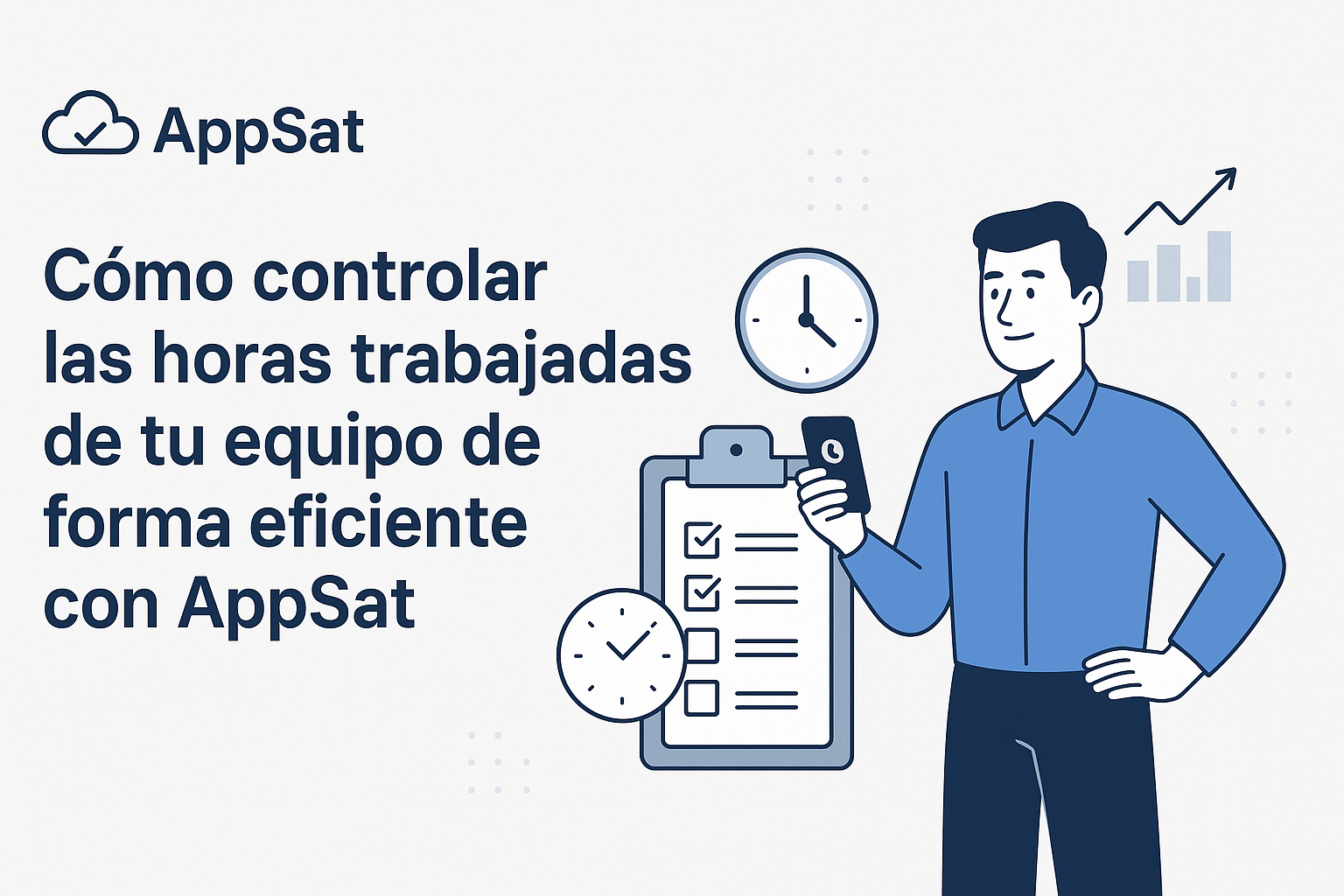 Cómo controlar las horas trabajadas con AppSat