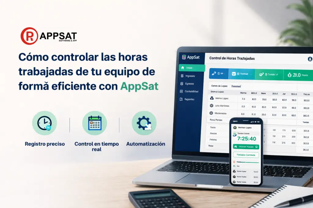 Cómo controlar las horas trabajadas de tu equipo de forma eficiente con AppSat