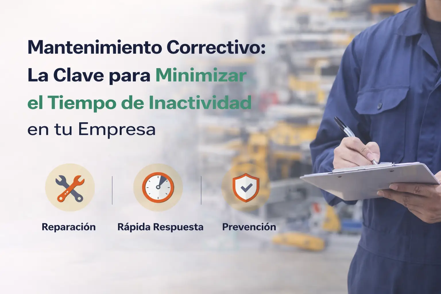 Mantenimiento Correctivo: La Clave para Minimizar el Tiempo de Inactividad en tu Empresa