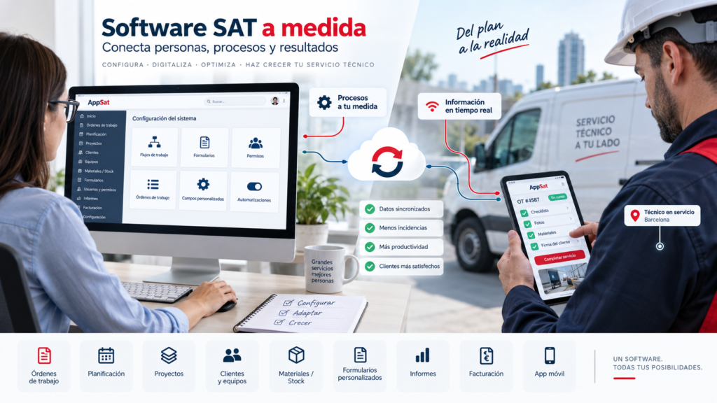 Software SAT a medida: cómo adaptar AppSat a la forma de trabajar de tu empresa 1 Software SAT a medida: cómo adaptar AppSat a la forma de trabajar de tu empresa
